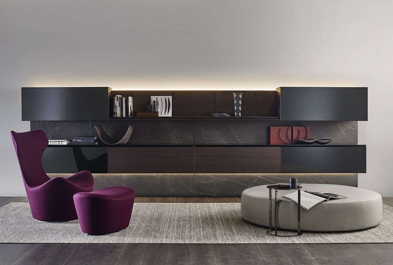 B&B Italia Стенка Pab от B&B Italia — в интерьере