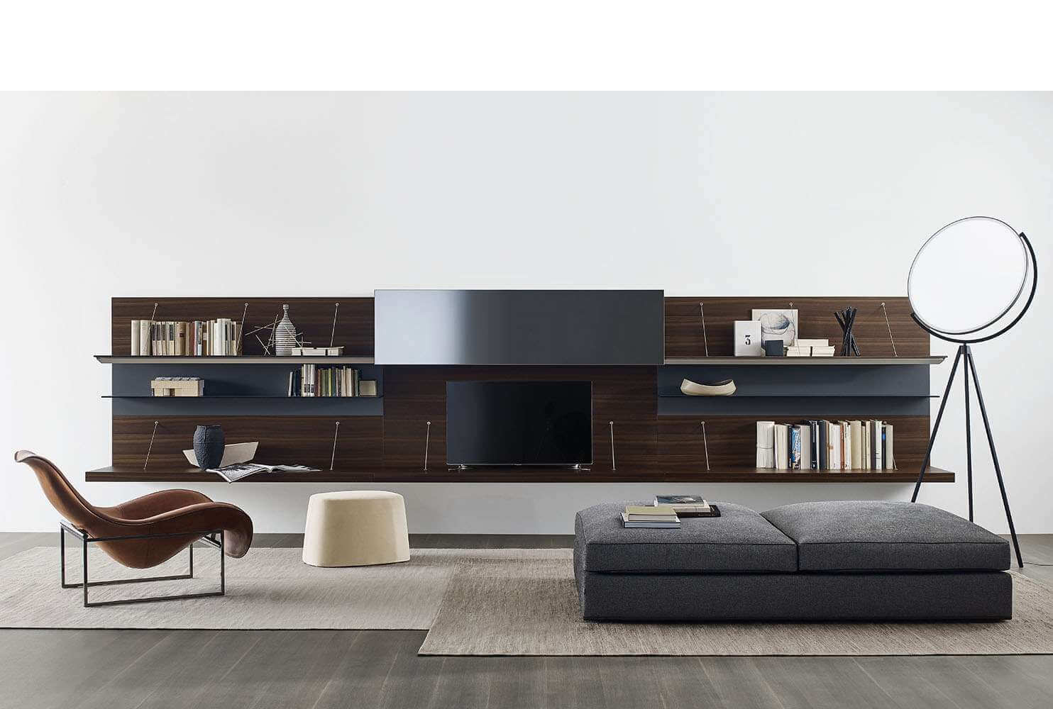 B&B Italia Стенка Pab от B&B Italia — в интерьере
