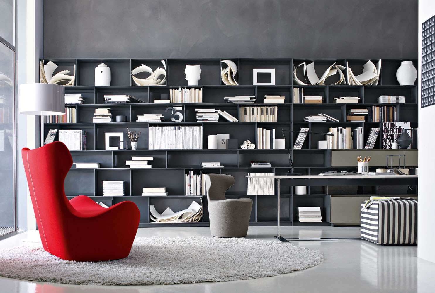 B&B Italia Стеллаж Flat.C от B&B Italia — в интерьере