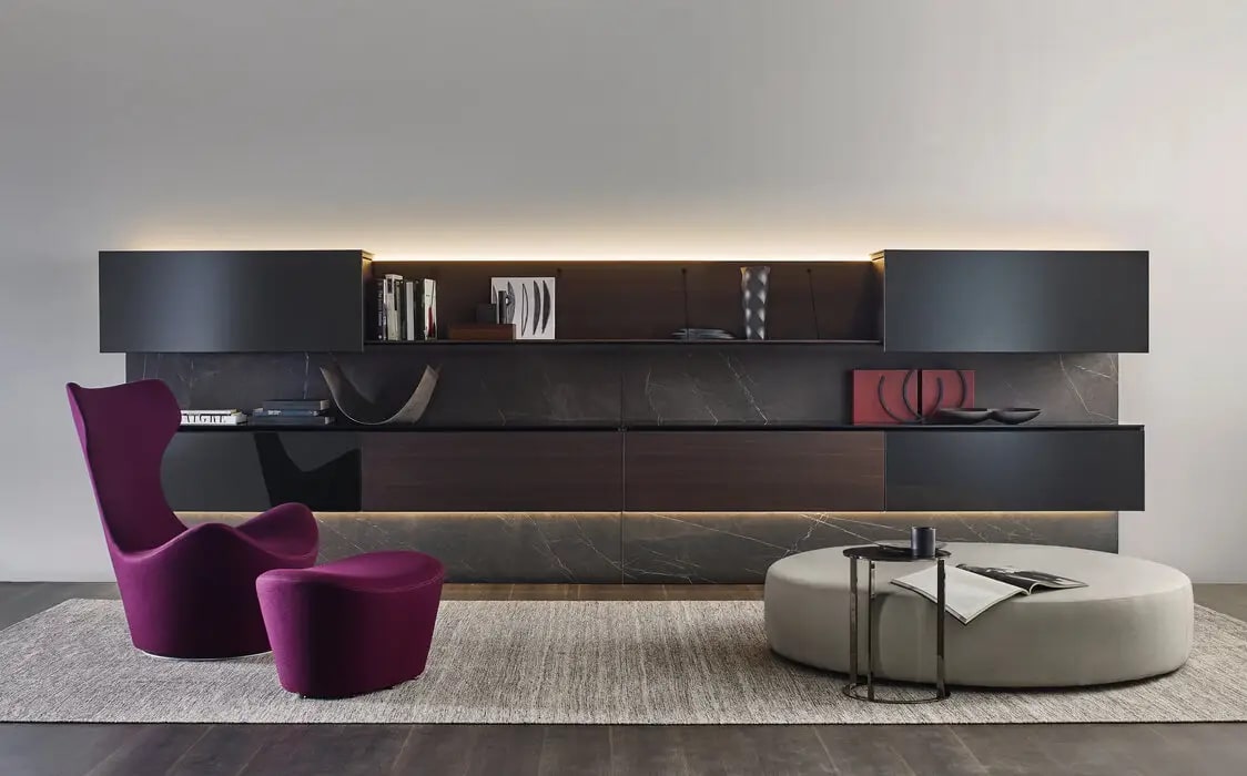 B&B Italia Пуф Harry Large от B&B Italia — в интерьере