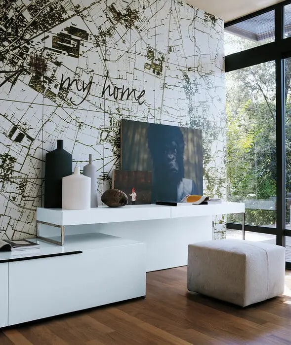 B&B Italia Пуф P60 от B&B Italia — в интерьере