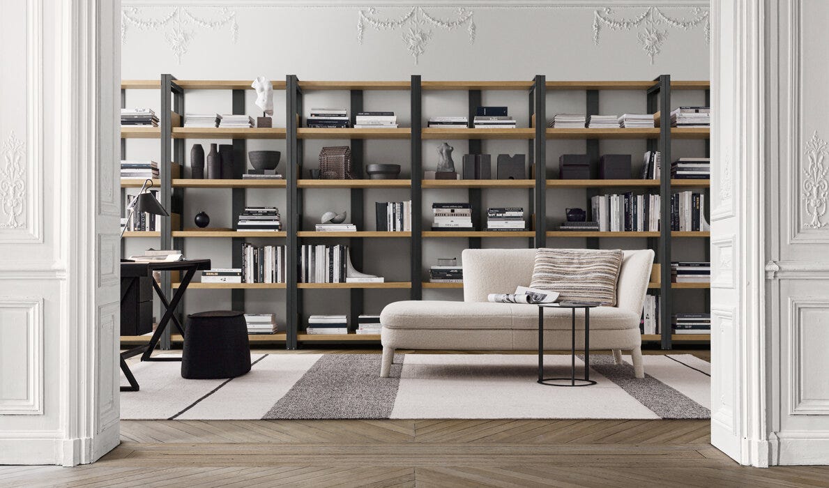 Maxalto Стеллаж Eracle от Maxalto — в интерьере