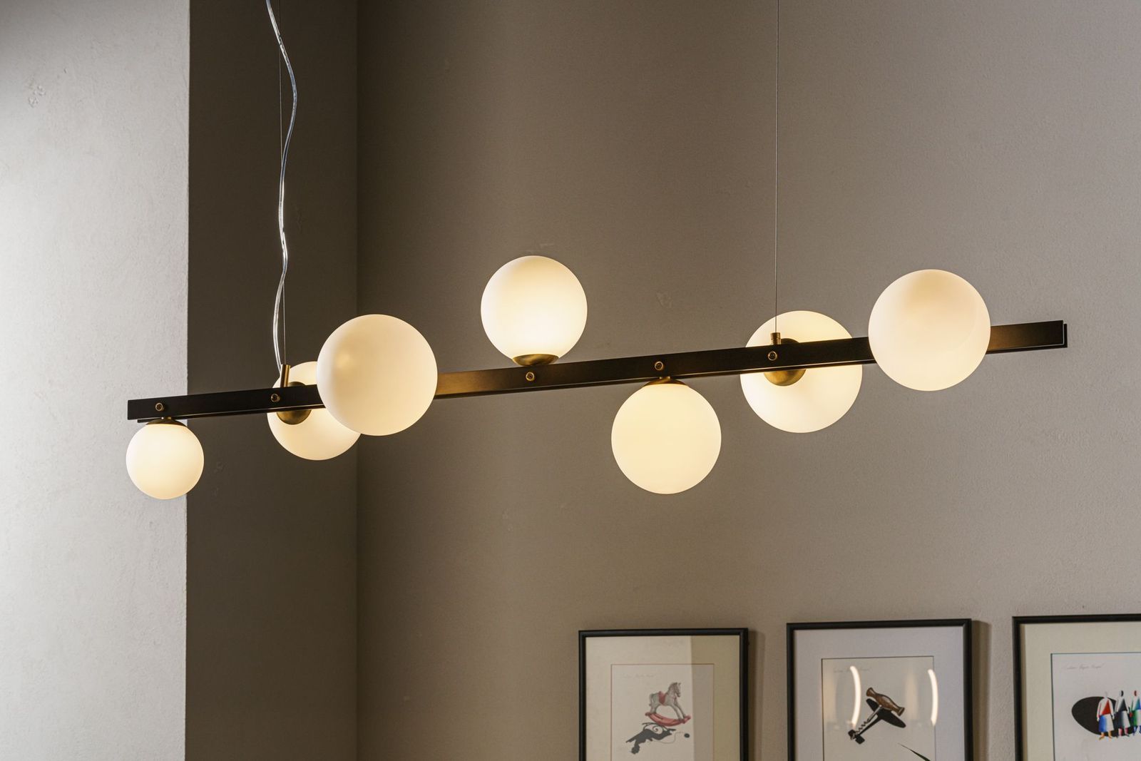 Cattelan Italia Люстра Planeta от Cattelan Italia — в интерьере