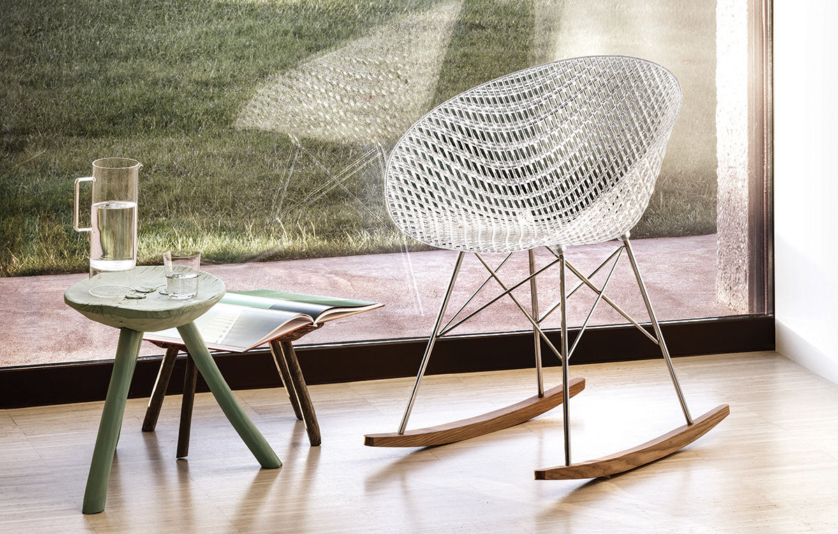 Kartell Кресло-качалка Smatrik от Kartell — в интерьере