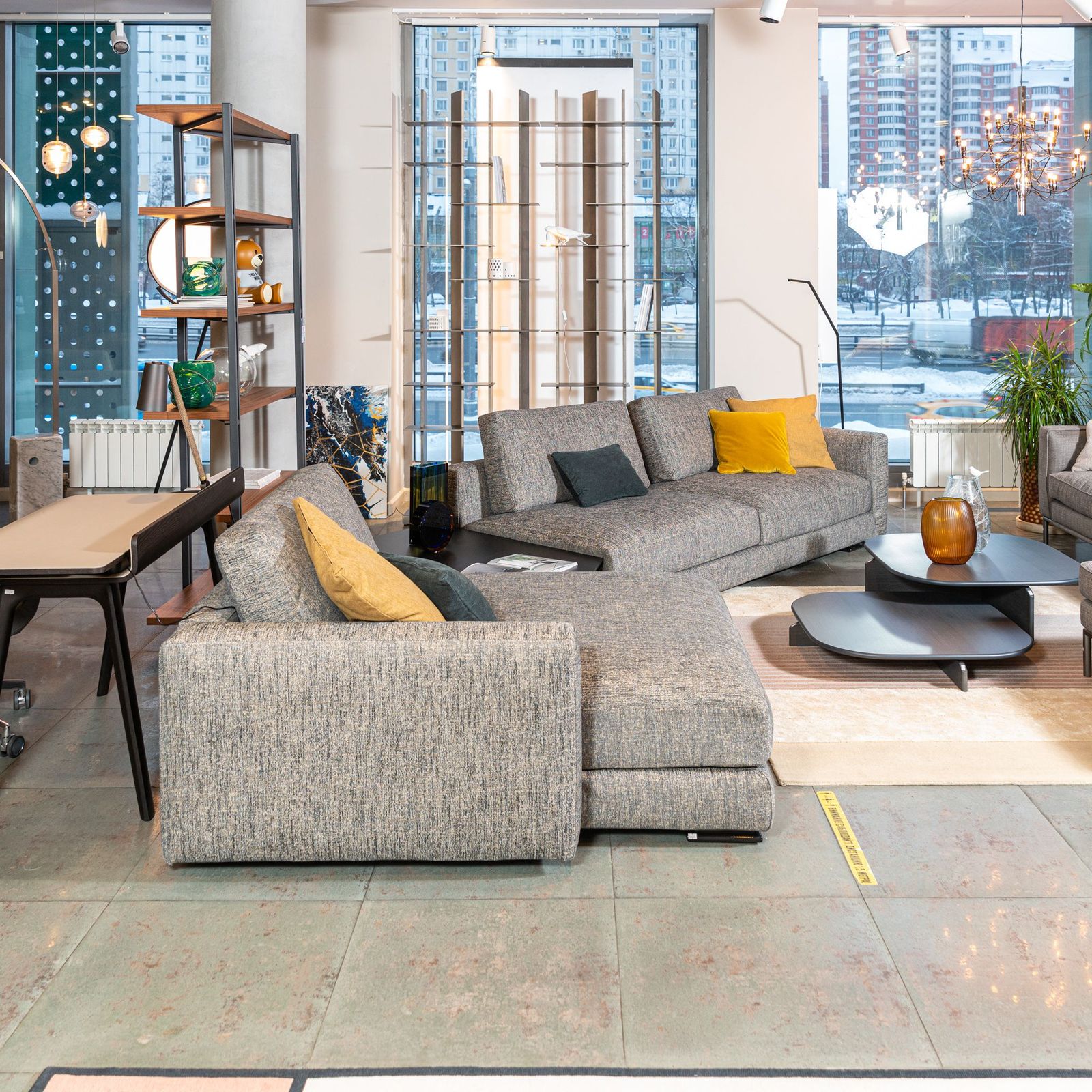 Flou Диван My Place со столиком от Flou — в интерьере