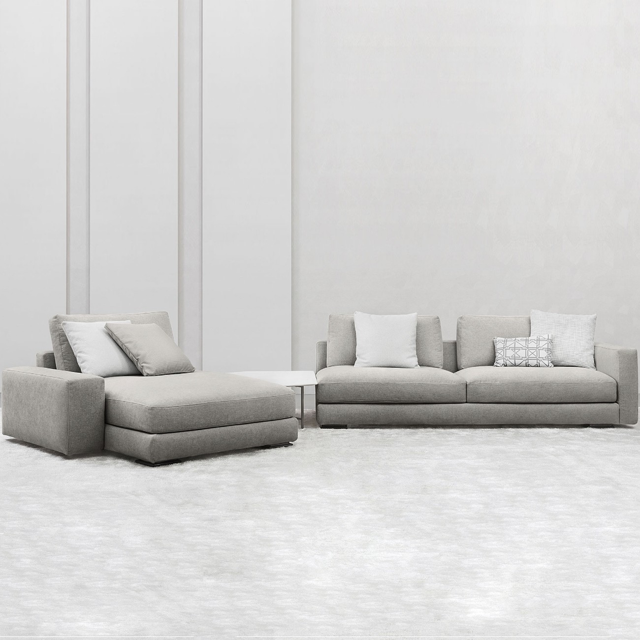 Flou Диван My Place со столиком от Flou — в интерьере