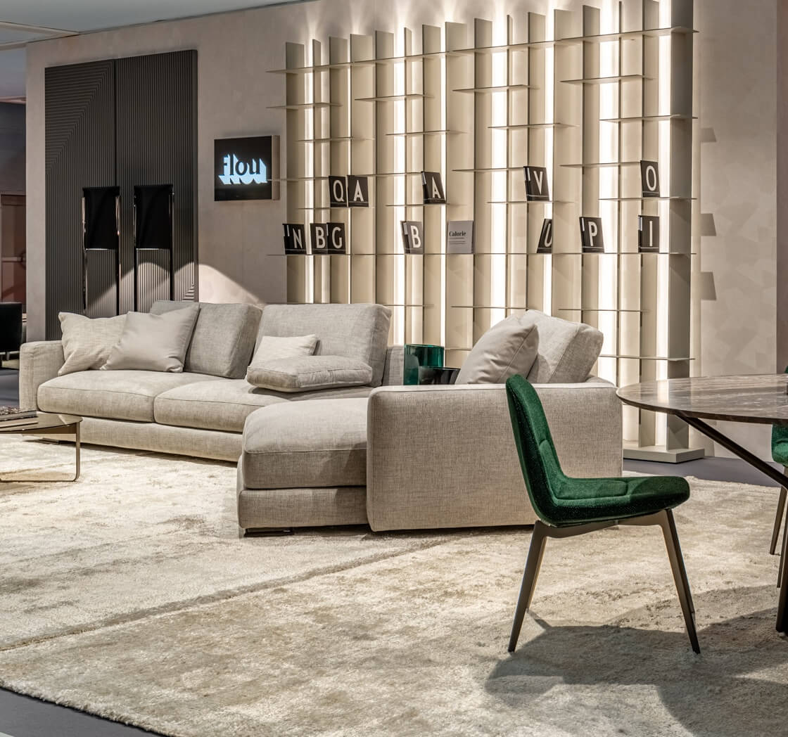Flou Диван My Place со столиком от Flou — в интерьере