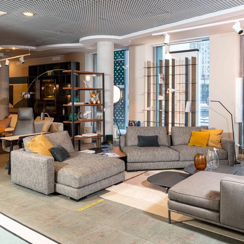 Flou Диван My Place со столиком от Flou — в интерьере