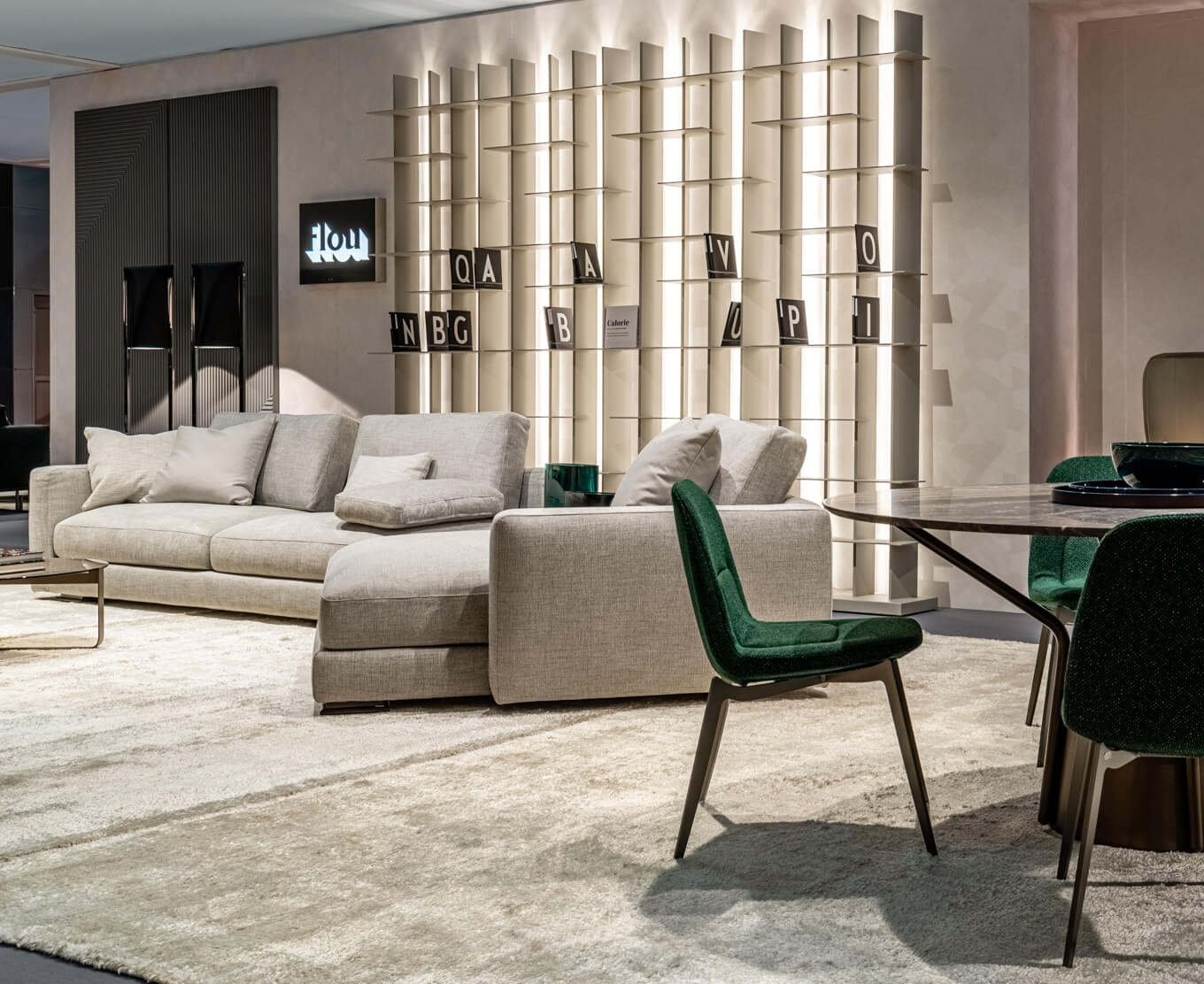 Flou Диван My Place со столиком от Flou — в интерьере
