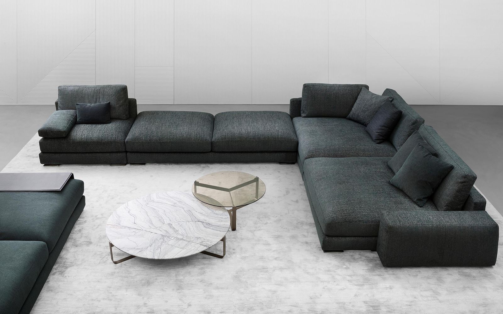 Flou Диван My Place со столиком от Flou — в интерьере