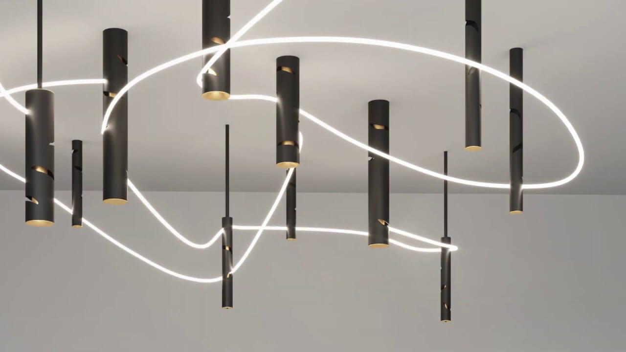 Artemide Подвесной светильник Interweave от Artemide — в интерьере