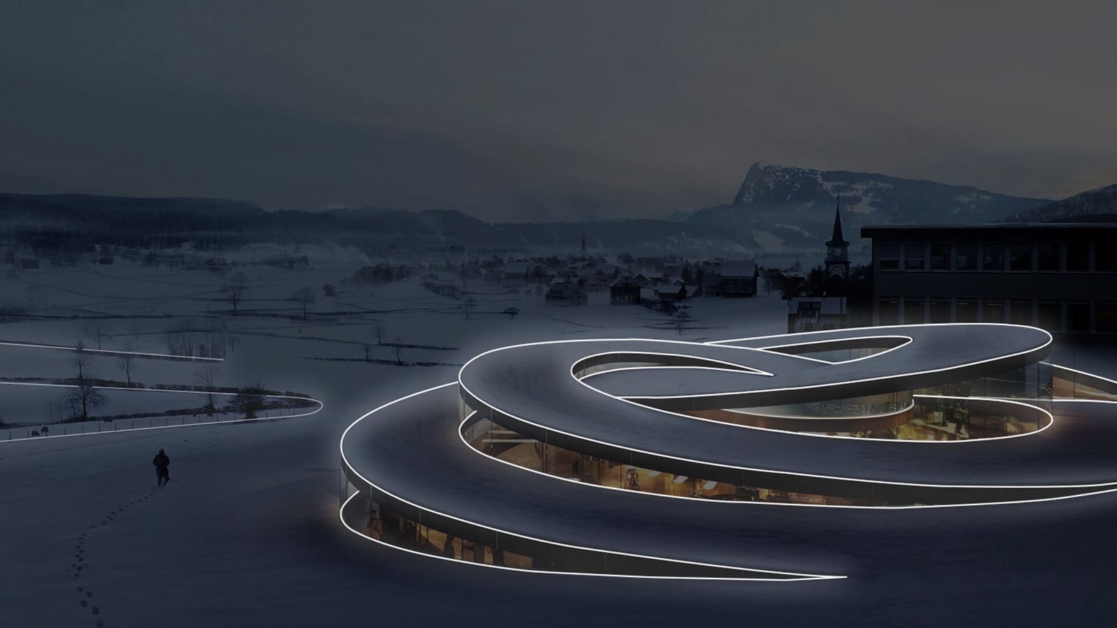Artemide Универсальный светильник La Linea от Artemide — в интерьере
