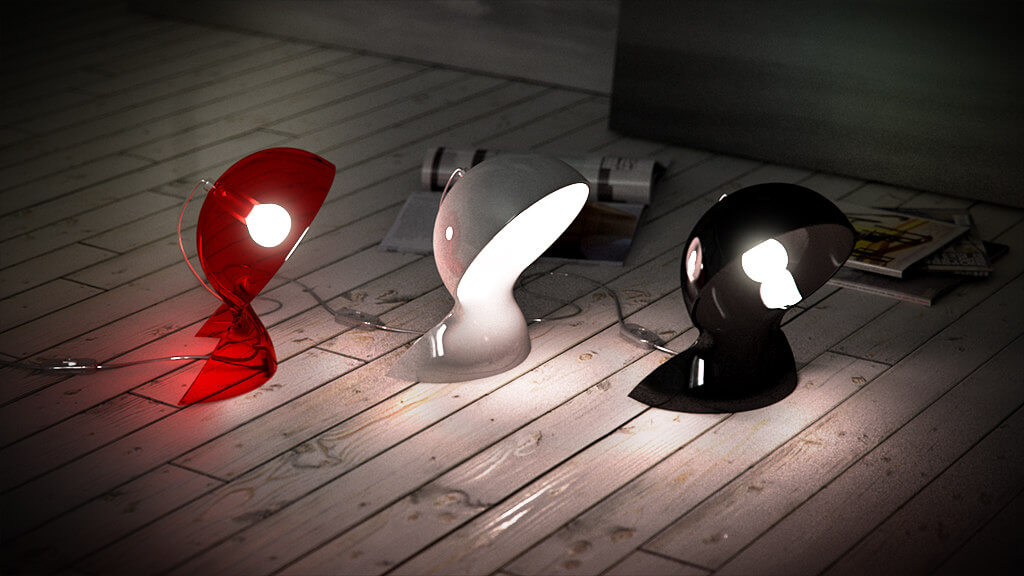Artemide Настольная лампа Dalu от Artemide — в интерьере