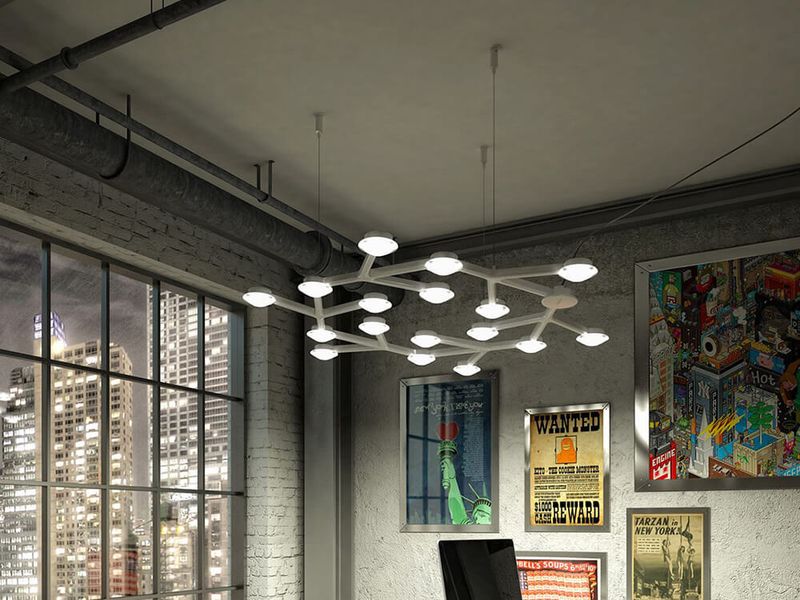 Artemide Подвесной светильник Led Net line от Artemide — в интерьере