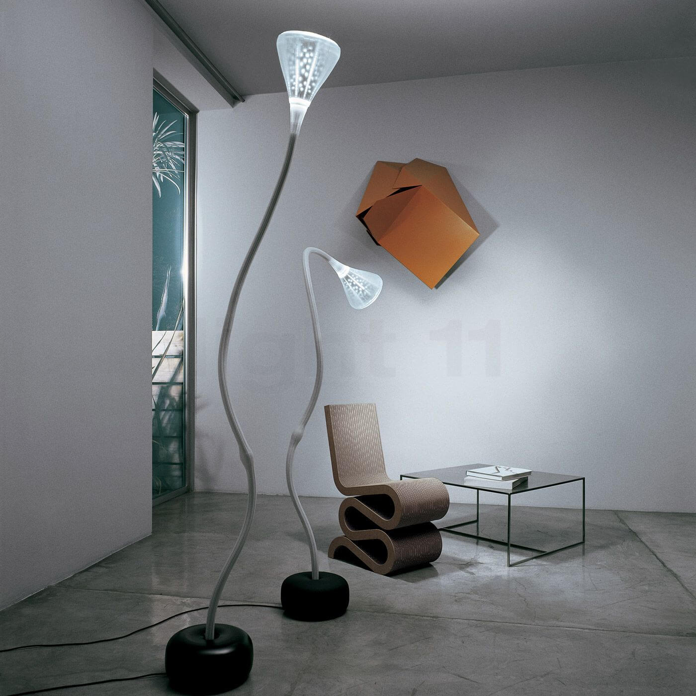 Artemide Торшер Pipe от Artemide — в интерьере