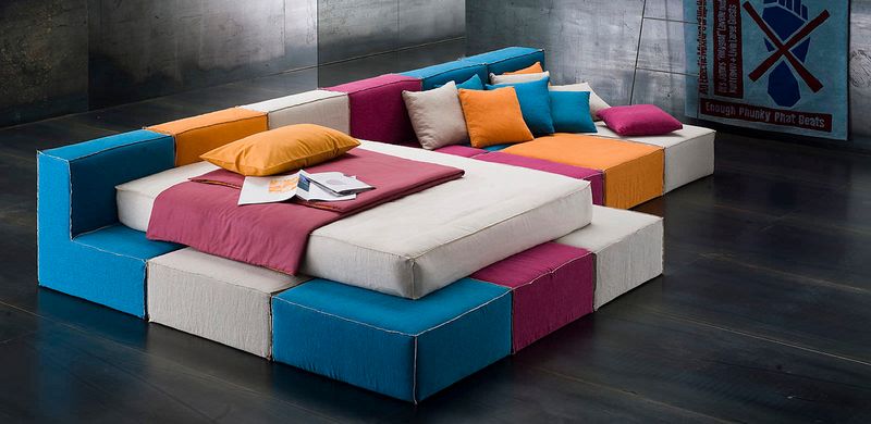 Altrenotti Кровать Qb tessile от Altrenotti