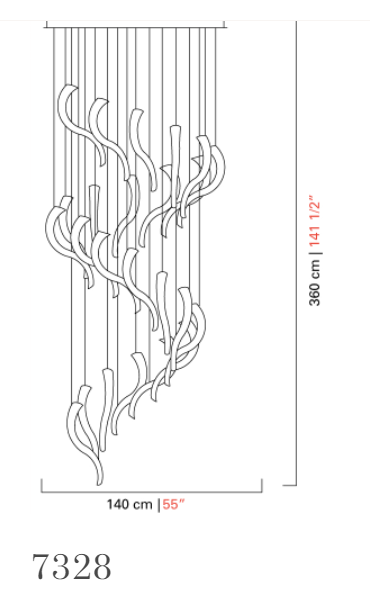Barovier & Toso Подвесной светильник Swing 7324/7326/7328 от Barovier & Toso
