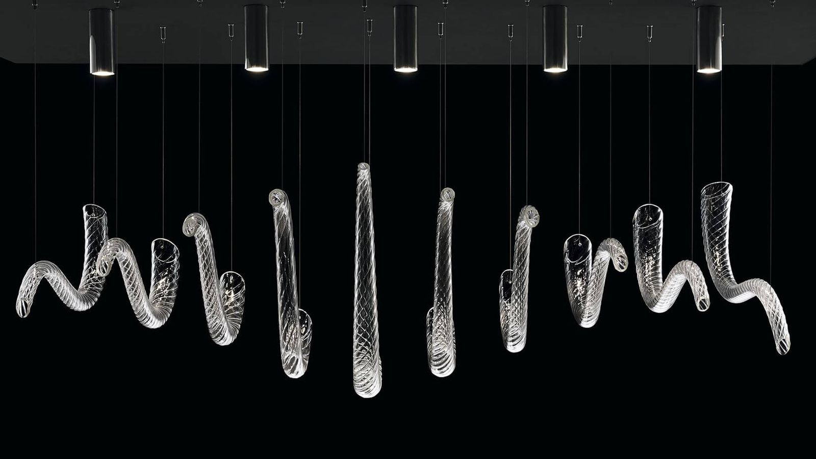 Barovier & Toso Подвесной светильник Swing 7324/7326/7328 от Barovier & Toso — в интерьере