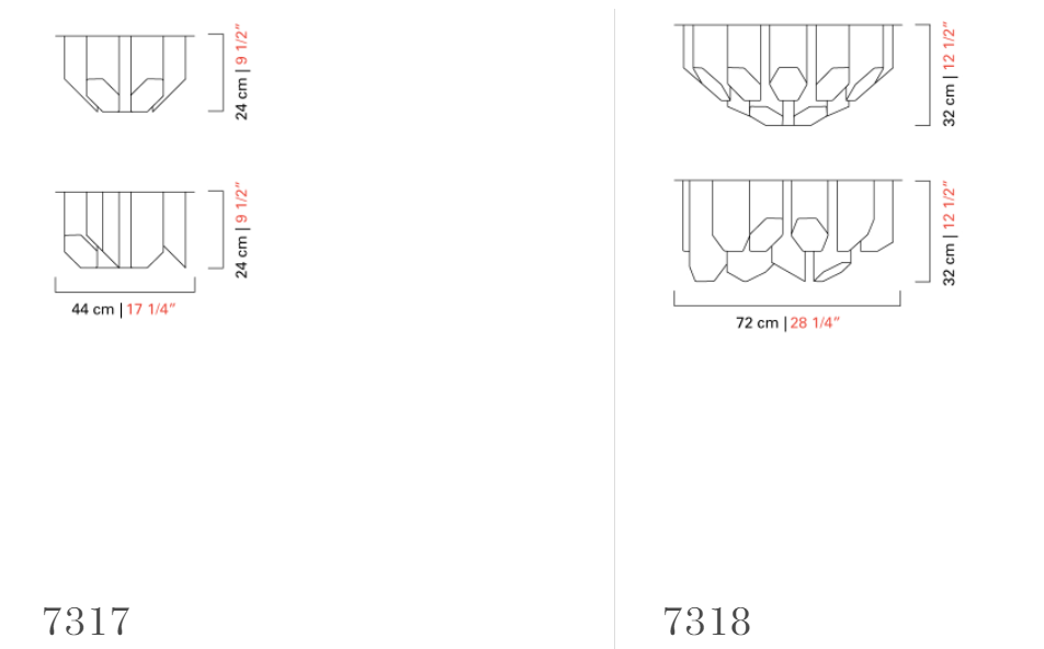 Barovier & Toso Потолочный светильник Trim 7317/7318 от Barovier & Toso