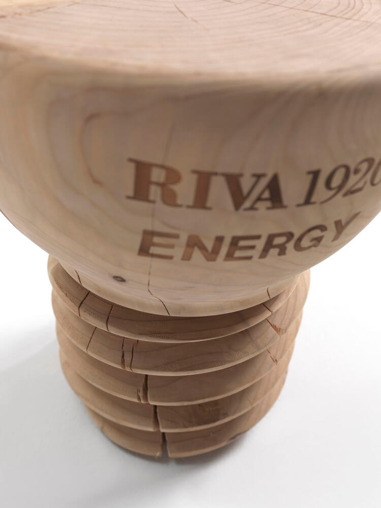 Riva 1920 Табурет Lampadina от Riva 1920 — в интерьере