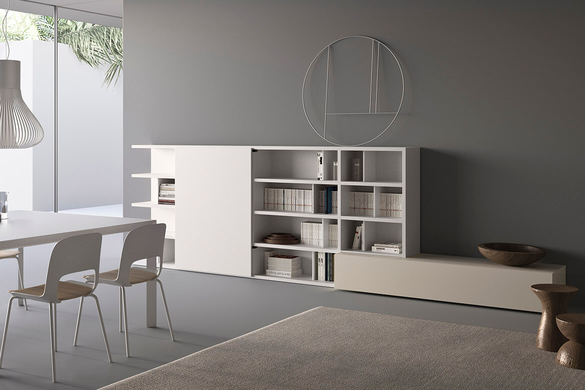 Pianca Стеллаж Spazioteca от Pianca — в интерьере