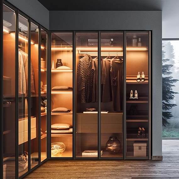 Pianca Гардеробная Milano от Pianca — в интерьере