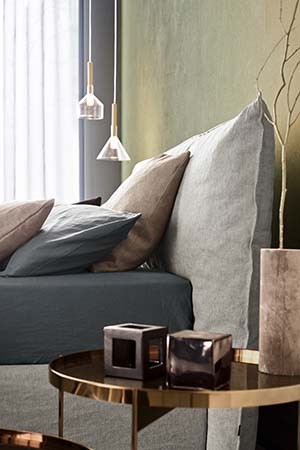 Pianca Кровать Piumotto Nabuk 41 от Pianca — в интерьере
