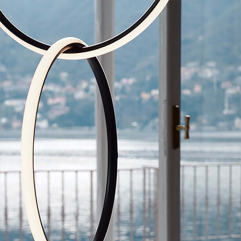 Flos Подвесной светильник Arrangements Square Line от Flos — в интерьере