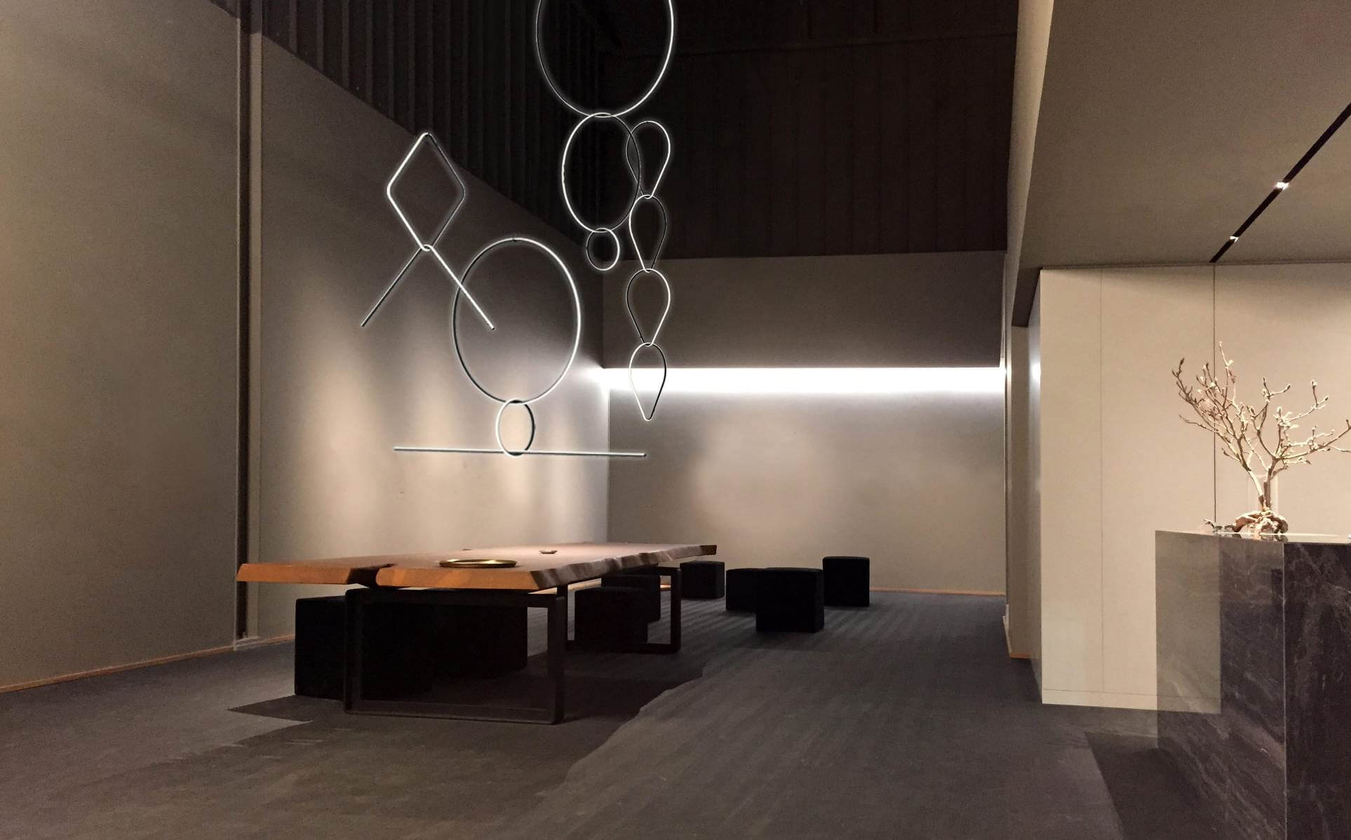 Flos Подвесной светильник Arrangements Square Line от Flos — в интерьере