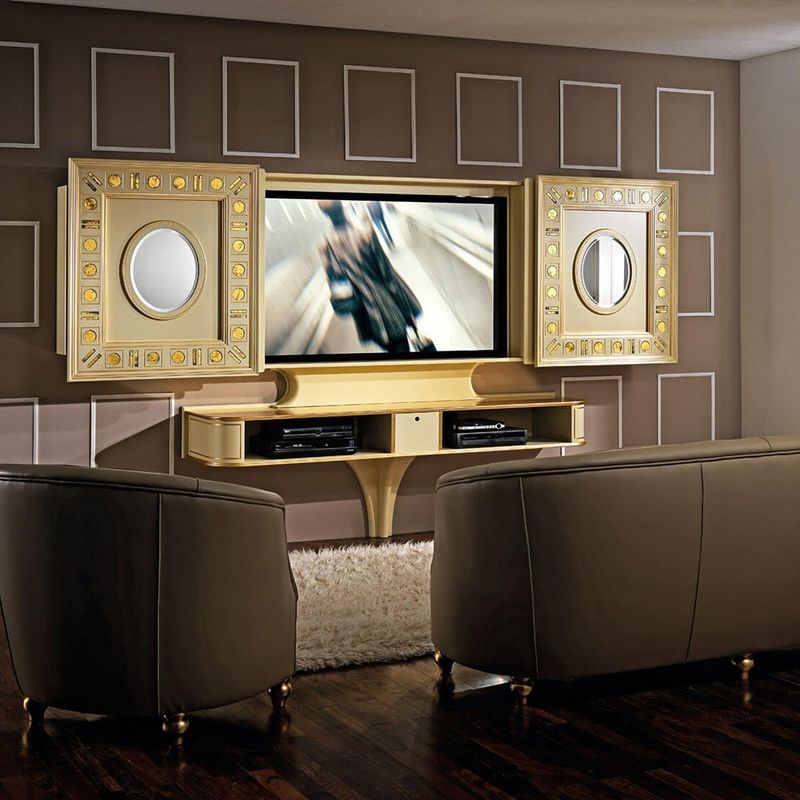 Vismara Мебель под ТВ Gold eyes от Vismara