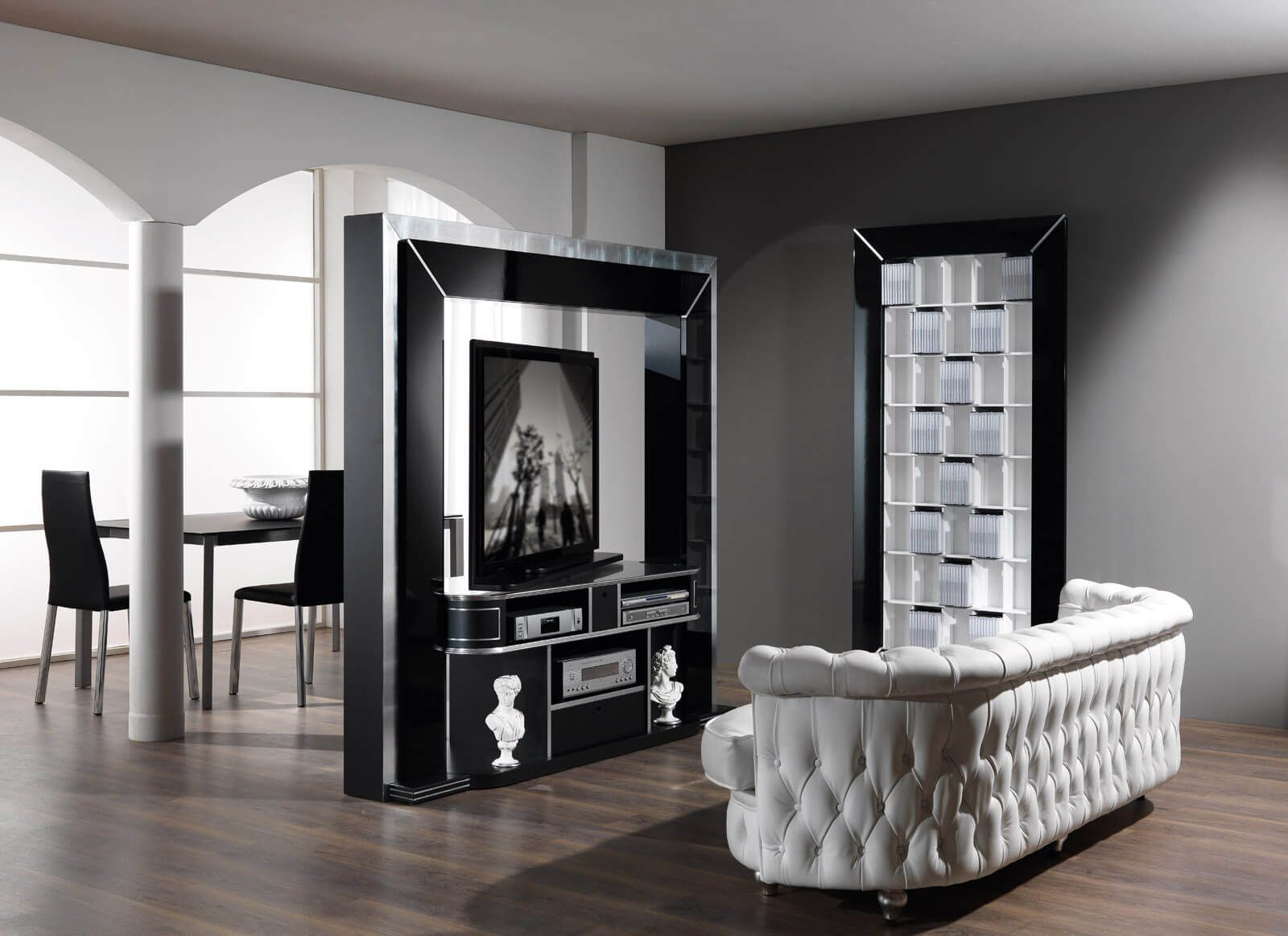 Vismara Мебель под ТВ Modern от Vismara — в интерьере