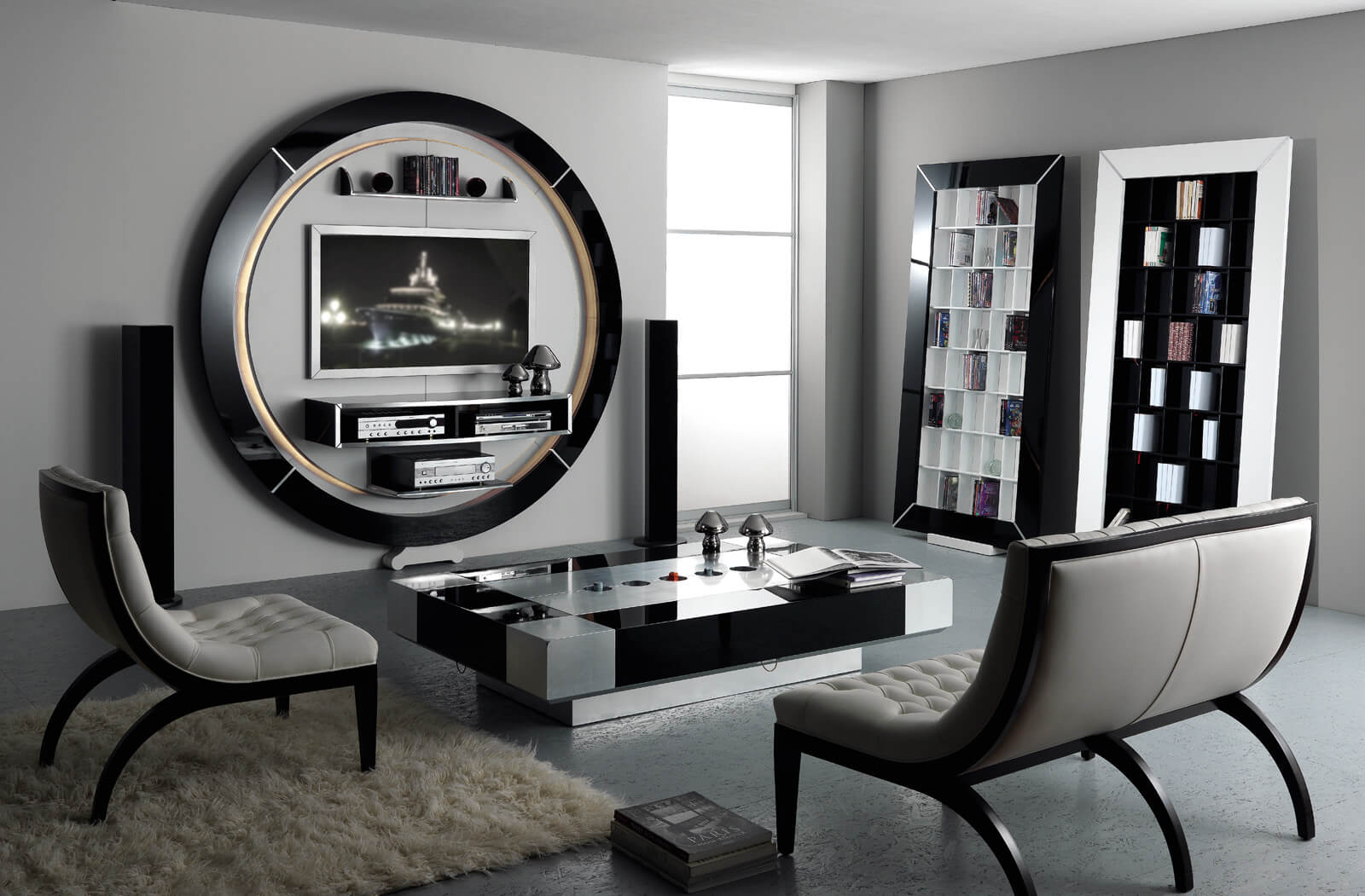Vismara Мебель под ТВ Modern от Vismara — в интерьере