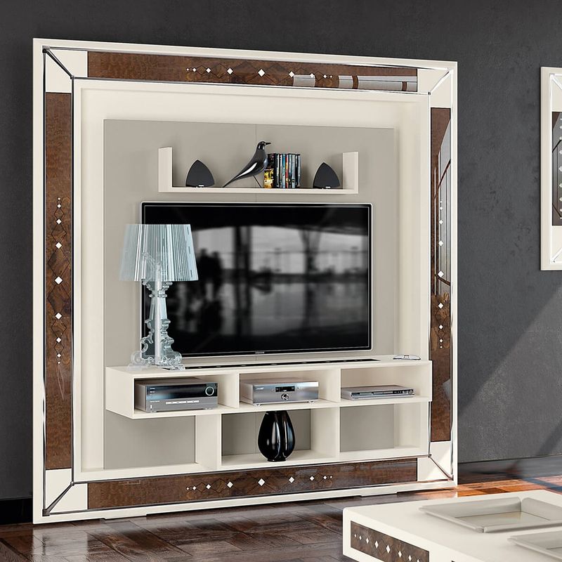 Vismara Мебель под ТВ Walnut rhombus desire от Vismara — в интерьере