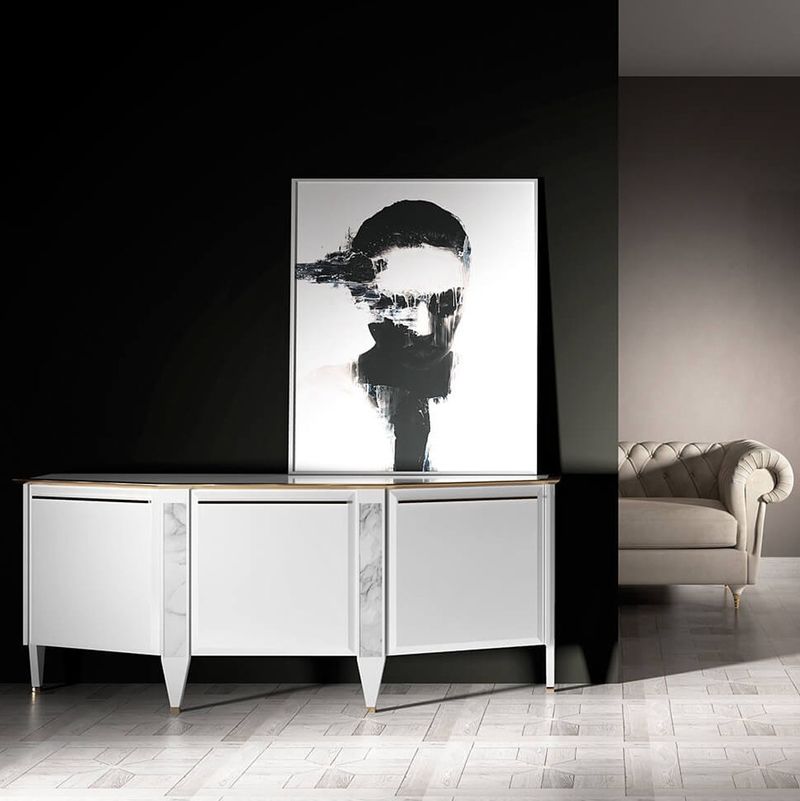 Vismara Креденция Carrara marble desire от Vismara