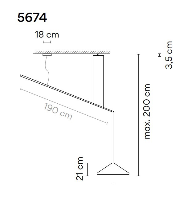 Vibia Подвесной светильник North 5674 11 от Vibia