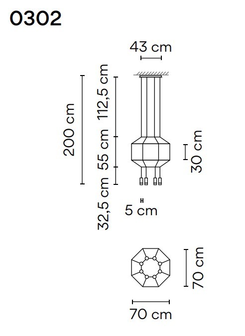 Vibia Подвесной светильник Wireflow 0402 от Vibia