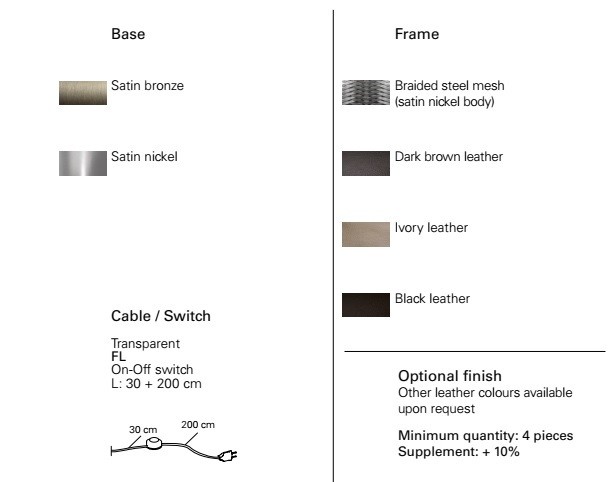 Contardi Бра Flexiled Ap Dark brown/satin bronze от Contardi