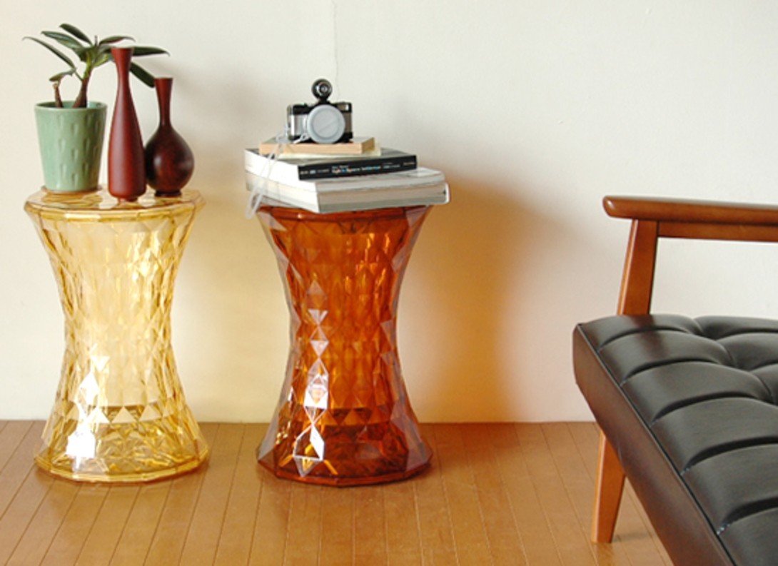 Kartell Табурет Stone chrome от Kartell — в интерьере