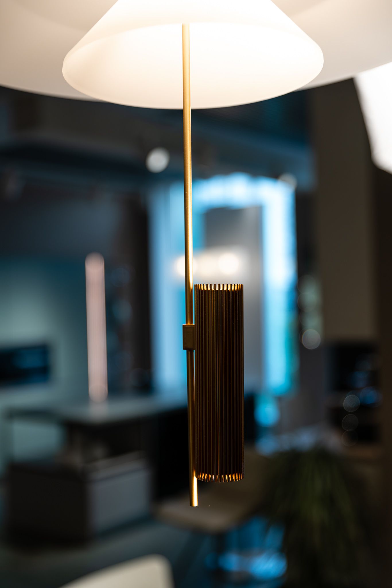 Vibia Люстра Flamingo 1550 Gold от Vibia — в интерьере