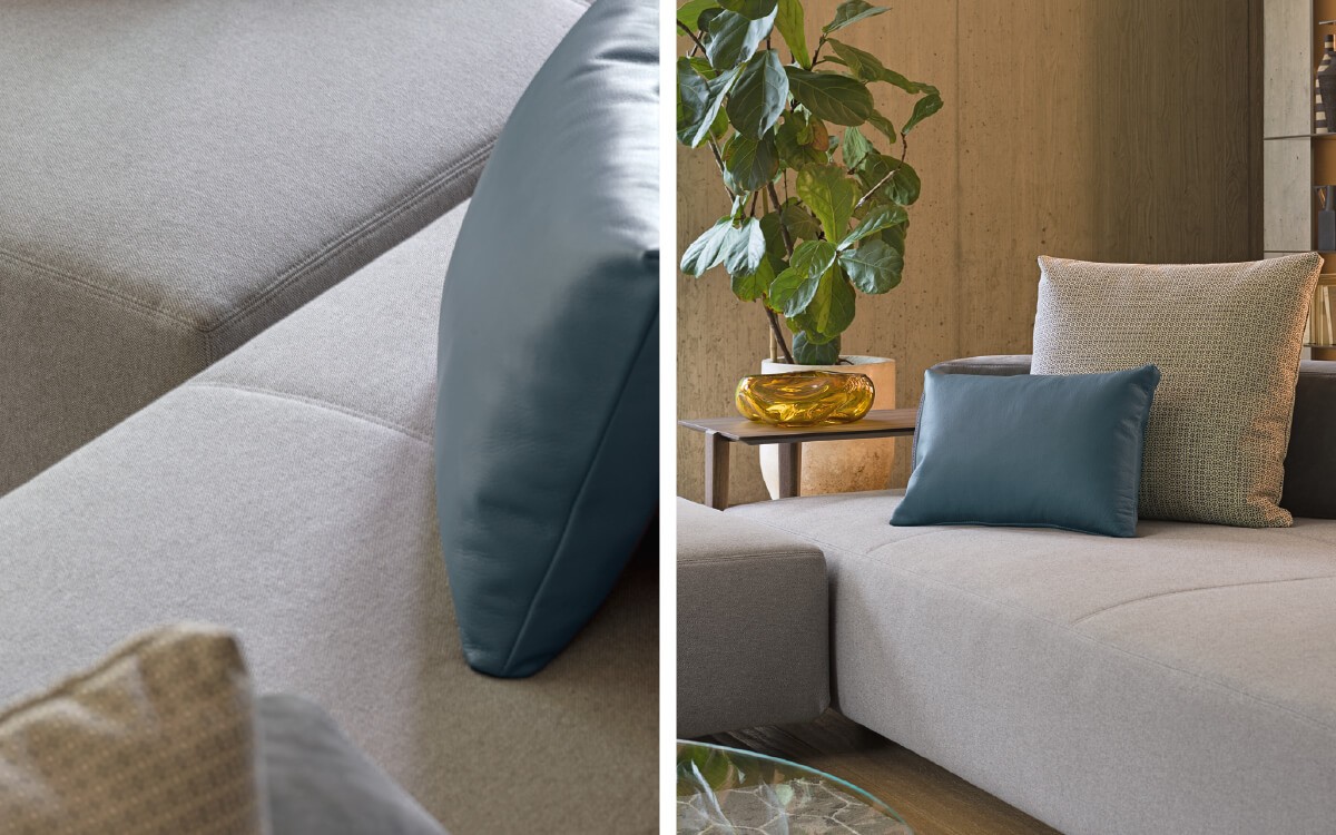 Flou Диван Softbench от Flou — в интерьере