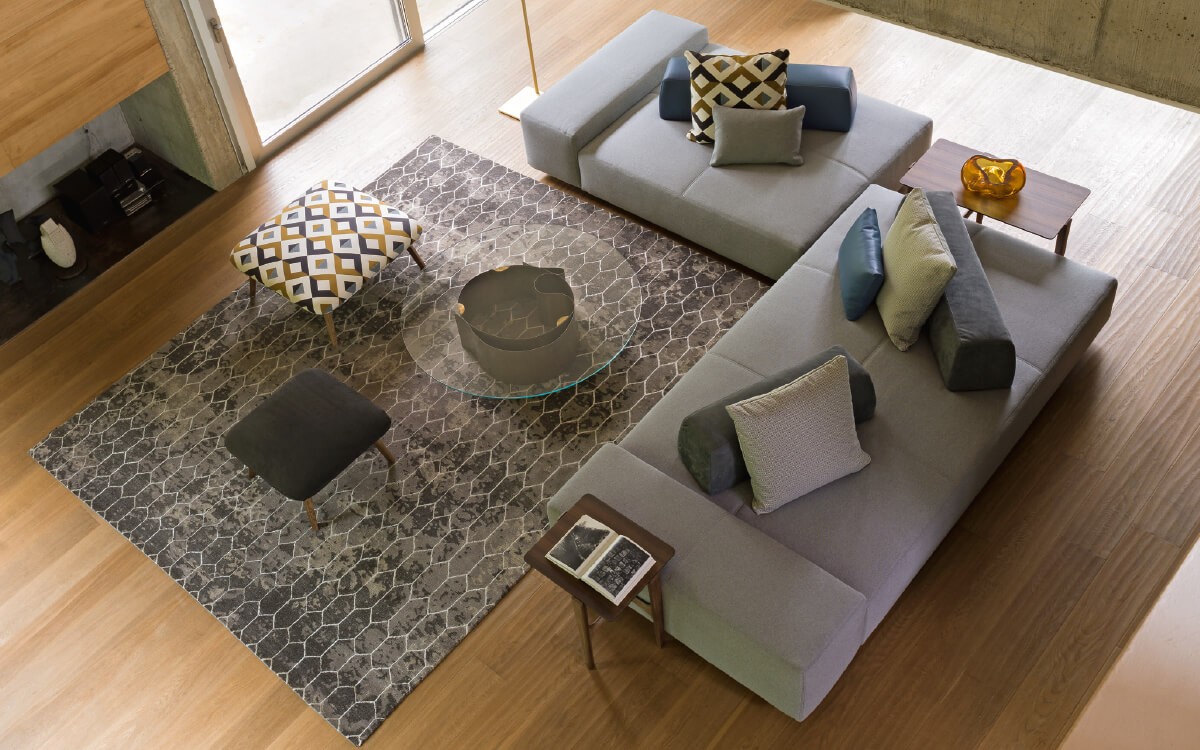 Flou Диван Softbench от Flou — в интерьере