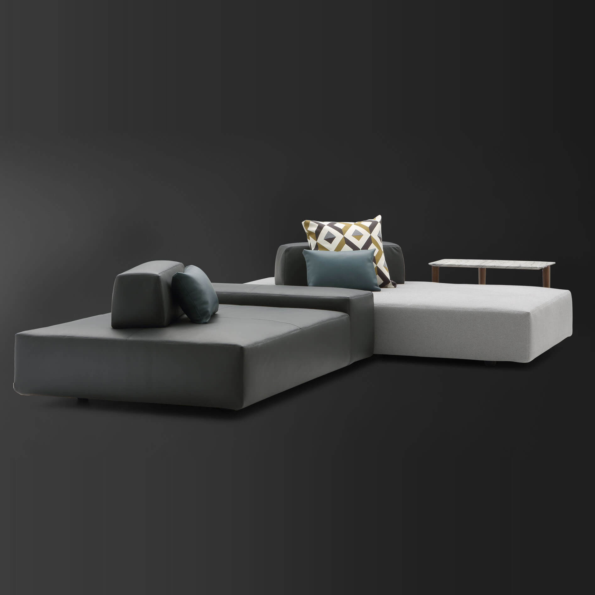 Flou Диван Softbench от Flou — в интерьере