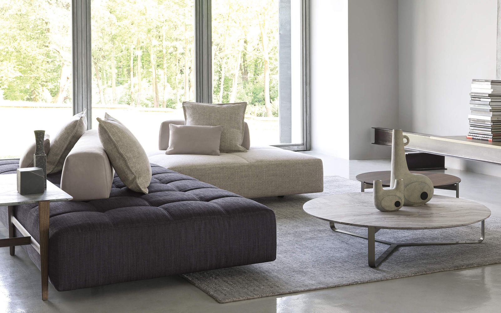Flou Диван Softbench от Flou — в интерьере
