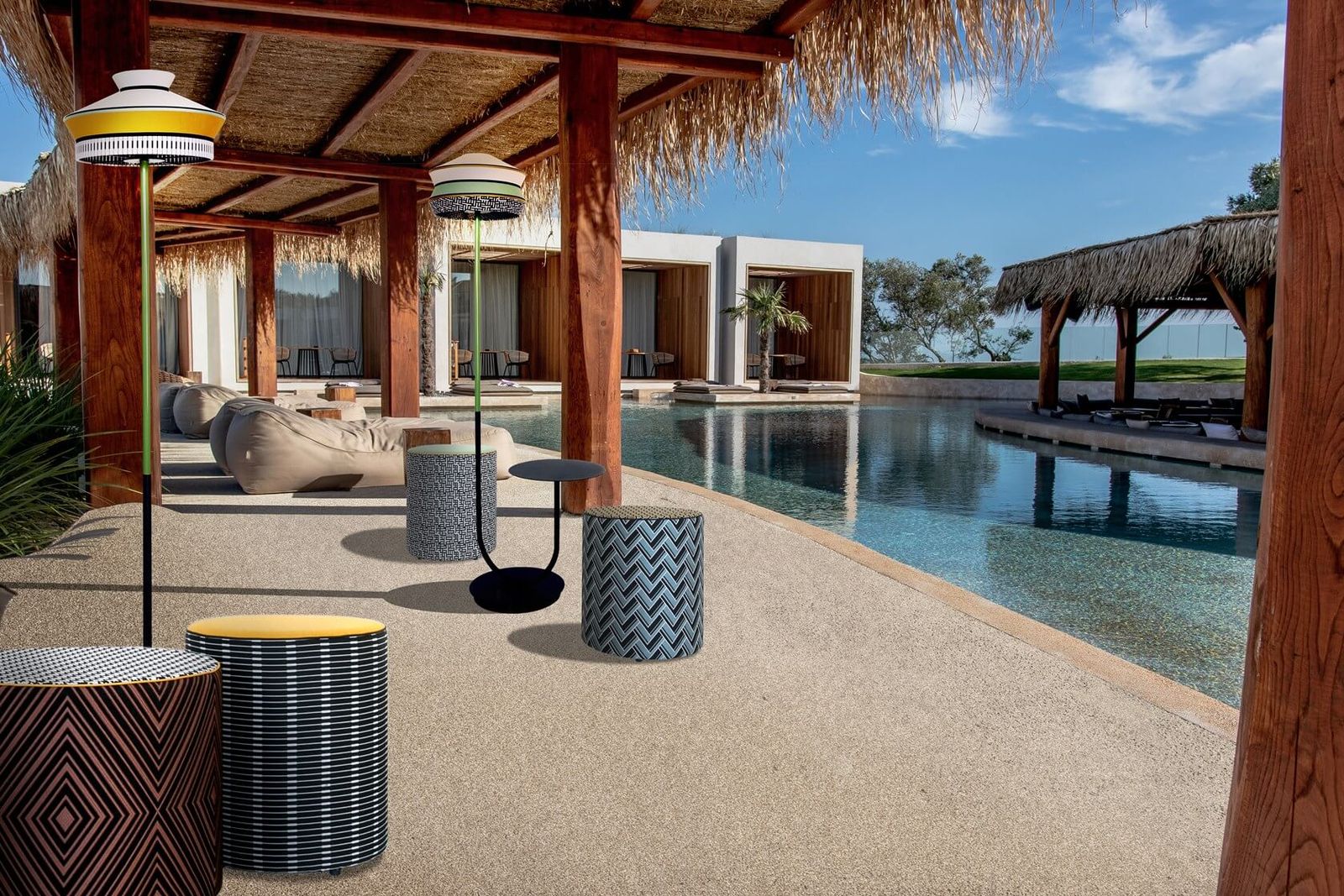 Contardi Садово-парковый светильник CaLypso Floor Outdoor от Contardi — в интерьере
