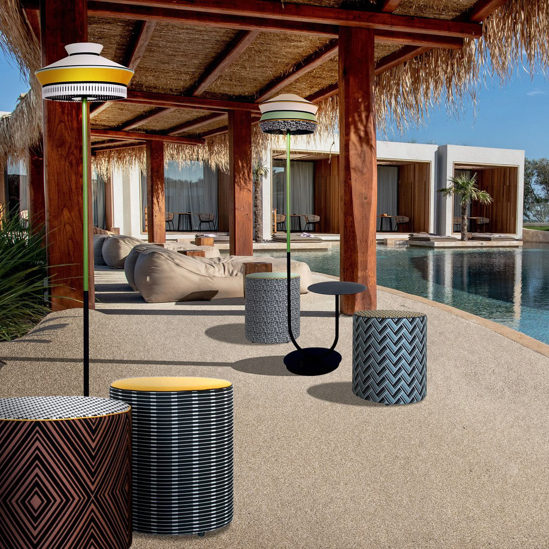 Contardi Садово-парковый светильник CaLypso Floor Outdoor от Contardi — в интерьере
