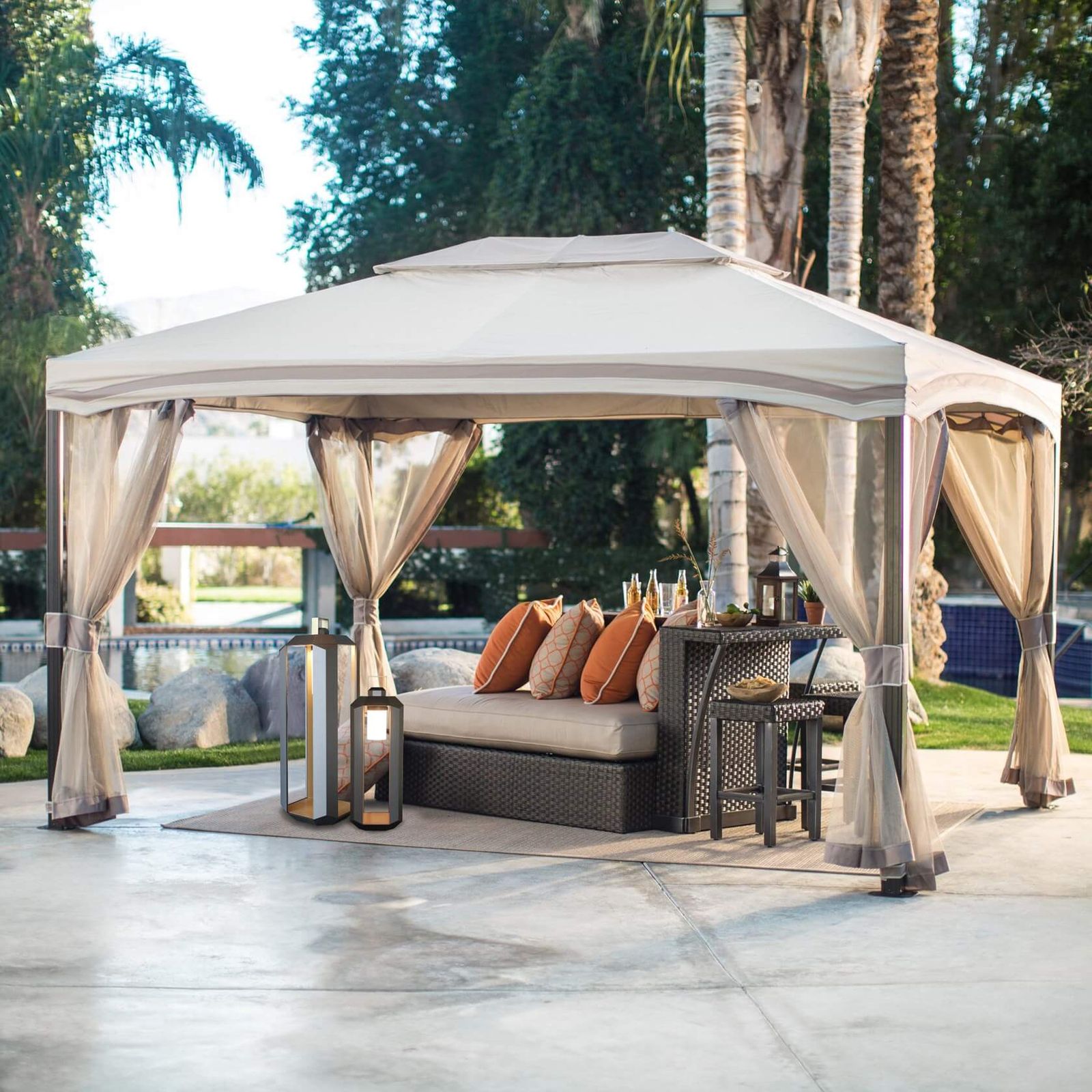 Contardi Садово-парковый светильник Cube Outdoor от Contardi — в интерьере