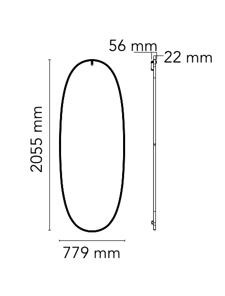 Flos Зеркало с подсветкой F1050000 от Flos