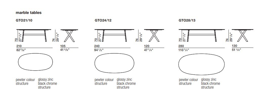 Molteni&C Стол Gatwick от Molteni & C