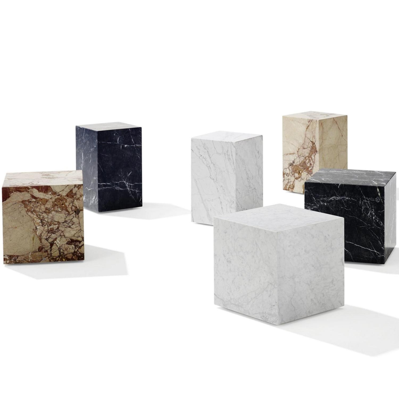 Draenert Столик на колесиках Qbic 1365 stone carrara 40*40*40 от Draenert