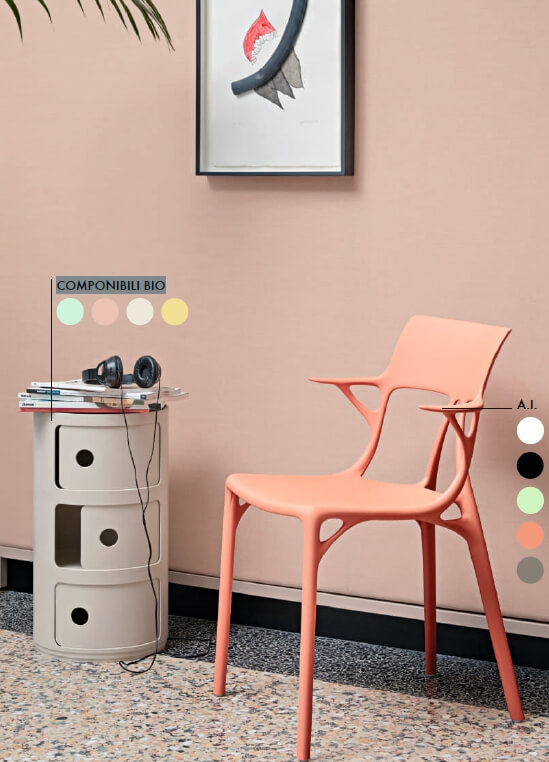 Kartell Стул A.I. black от Kartell — в интерьере
